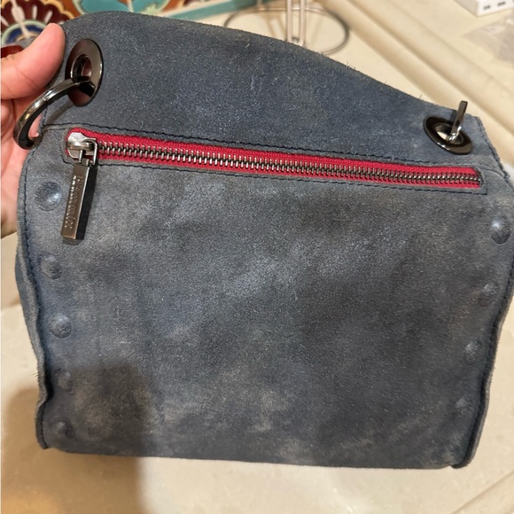 Hammitt Handbags - Hammitt Blue Suede cross over bag. Great condition but suede is faded a bit.